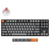 Klaviatūra Keychron K8 Max, 80%, laidinis ir belaidis, USB + RF belaidis + „Bluetooth“, mechaninis, RGB LED, juodas