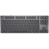 Klaviatūra Lenovo 4Y41V37381, be skaitmenų bloko (80–87 %), laidinė ir belaidė, USB + RF belaidis + Bluetooth, optinis klavišų jungiklis, LED, pilka