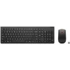 Klaviatūra Lenovo 4X31R64477, Full-size (100%), Wireless, RF belaidė, Juodas, su pele