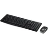 Klaviatūra Logitech Belaidis rinkinys MK270, Full-size (100%), Wireless, RF belaidė, QWERTY, Juodas, su pele