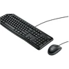 Klaviatūra Logitech Desktop MK120, su laidu, USB, Mechaninė, QWERTY, Juodas, su pele