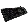 Klaviatūra Logitech G G512 anglies pluošto, GX rudas, laidinis, USB, membraninis, QWERTY, RGB LED, anglies pluošto
