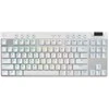 Klaviatūra Logitech G 920-012146, Wireless, RF belaidė + Bluetooth, Mechaninė, QWERTY, RGB LED, Baltas