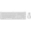 Klaviatūra Logitech - „Signature Slim“ belaidės klaviatūros ir pelės rinkinys MK950, balkšvas, NORDIC