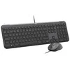Klaviatūra LOGITECH su laidu COMBO MK620 verslui - GRAPHITE - PAN - USB - NORDIC-613 - USB-C MK620B