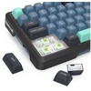 Klaviatūra žaidimams Redragon Behemoth K724GBG-RGB-PRO Mint Mambo belaidė mechaninė su pašvietimu pilka