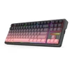 Klaviatūra REDRAGON K728SP-RGB-PRO Antonium Pro, Wireless, USB + RF belaidė + Bluetooth, Mechaninė, Juodas, Rožinė
