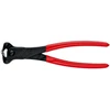 Knipex 68 01 200, Replės su pjovimo galais, 4 mm, 3,1 cm, Plastikas, Raudonas, 50 mm