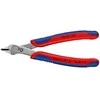 Knipex 78 03 125, Įstrižinės replės, Plienas, Plastikas, Mėlyna, Raudona, 125 mm, 56 g