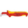 KNIPEX kabelių apvalkalo nuėmimo peilis 180 mm, kabelių apvalkalo peilis