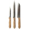 Dekodonia Knivset By Bercato - 25,5cm, 30,5cm, 32,5cm - Nerūdijantis plienas, Drewno akacjowe