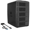 Valdiklis Icy Box System-RAID, skirtas 5 HDD 2,5'/3,5' SATA, IB-RD3705-CU3 RAID 0,1,10,3,5, Single, Large, Clone