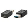Kramer Electronics AD-USB3/AC, USB C tipo moteriškoji jungtis, USB A tipo vyriškoji jungtis, juoda