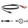 KRAMER C-A35M/2RAM-10 stereo 3.5mm į 2RCA kabelis 3 M
