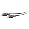 „Kramer Electronics CLS-AOCH/60-50“, 15,2 m, HDMI D tipo (mikro), HDMI D tipo (mikro), 4096 x 2160 pikselių, 3D, Juoda