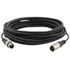 „Kramer Electronics“ XLR keturių kontaktų stiliaus jungtis, 10,7 m, XLR (3 kontaktų), kištukas, XLR (3 kontaktų), lizdas, 10,7 m, juodas