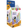 BIC M10 Original Medium Fantasy Colours tušinukas – su paspaudimo mechanizmu – (50 vienetų)