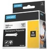 DYMO Rhino Poliesterio Juostelė 9mm x 5.5m / juodas ant skaidrios (18508)