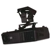 B-Tech SYSTEM 2 – universalus projektoriaus lubų laikiklis su mikrokoregavimu, lubinis, 25 kg, juodas, 0–370 mm, 360°, 6°