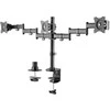 Laikiklis Deltaco Triple Desk Mount, tilt, swivel, rotate, 13-27", 7kg