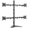 Laikiklis Biurko Equip Equip Tischfuß 17"-32"/ 4TFT je 9kg 360° sw