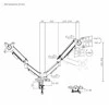 Laikiklis eSTUFF Dual Gas Spring Monitorius Mount