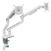Laikiklis GAS DESK MOUNT FOR 2 LED/LCD MONITORS 17-32 "L-20GD ART 2-9kg 2xUSB 3.0 PREMIUM ALU