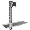 Techly ICA-PLW 01 laikiklis / stovas 68,6 cm (27 colių) monitoriams, sieninis, sidabrinis