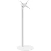 Laikiklis Multibrackets M Pro serija – vieno stulpo grindų pagrindas, 2 baltos spalvos, 10 kg, 17,8 cm (7 coliai), 81,3 cm (32 coliai), 75 x 75 mm, 200 x 200 mm, 360°