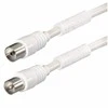 Laikiklis Qbulk Antenos kabelis, 85dB feritas, 7,5 m, baltas