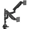 Laikiklis RaidSonic ICY BOX IB-MS702-T, Clamp/Grommet, 54 kg, 61 cm (24"), 144.8 cm (57"), 100 x 100 mm, Juodas