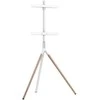 Laikiklis Sinox Beslag Sinox Tripod TV grindų stovas. 45"-65". Balta ir bukas, 114,3 cm (45"), 165,1 cm (65"), 200 x 200 mm, 400 x 400 mm, 140°, bukas