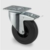 Tente Ratas 80 mm guminis stabdys pl 70kg 3477PVRP62
