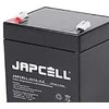 Japcell AGM akumuliatorius 12V - JC12-4.5, 4.5Ah 4.8 mm gnybtai švino rūgšties akumuliatorius
