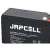 Japcell AGM akumuliatorius 12 V - JCC12-8, 8,0 Ah gilaus ciklo, 4,8 mm kontaktai, švino rūgšties akumuliatorius