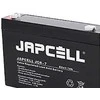 Japcell AGM akumuliatorius 6V - JC6-7, 7.0Ah, 4.8 mm kontaktai, švino akumuliatorius
