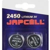 Japcell 3,0 V CR2450 ličio baterija, 2 vnt. pakuotėje