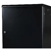 Lan Com As Vægrack 19" 15HE B600xD600xH766 mm juodas su plokščiomis durelėmis