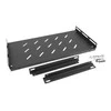 Lanberg lentyna 19'' spintelėms 350/450/600/800/1000mm 1U juoda