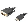 LANBERG CA-HDDV-10CC-0030-BK kabelis HDMI -> DVI-D 18+1 M/M viena jungtis. juodas 3m