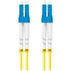 LANBERG šviesolaidinis laidas SM LC/UPC-LC/UPC dvipusis 3m LSZH g657a1 3.0mm geltonas