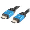 LANBERG CA-HDMI-20CU-0010-BL kabelis HDMI M/M V2.0 1M Juodas Premium