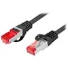 LANBERG Patchcord cat.6 FTP LSZH CU 0.25m juodas Fluke praėjo
