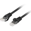 LANBERG Patchcord kat.6 UTP LSZH CU 2m juodas Fluke praėjo