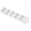 LANBERG Maitinimo juosta 5x Shuko 1,5m baltas