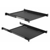 Lanview LVR1U-SLIDE-800MM-BL, lentyna, plienas, juoda, 2,8kg