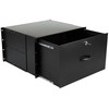 Lanview RAD115BL, juodas, 50 kg, 6U, 19 colių, ovalus, 482 mm