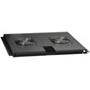 Lanview Lanview LVR252352, Fan tray, Built-in fan, 295 m³/h, Steel, Juodas, 1 pc(s)