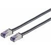 Lanview LVN-CAT6A-FLEX-25CM, 0,25 m, Cat6a, S/FTP (S-STP), RJ-45, RJ-45, Juodas