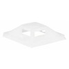 Organizatorius Lanview Lanview LVT-CABLEMOUNT-50W kabelių raišteliai Polipropilenas (PP) Balta 50 vnt.